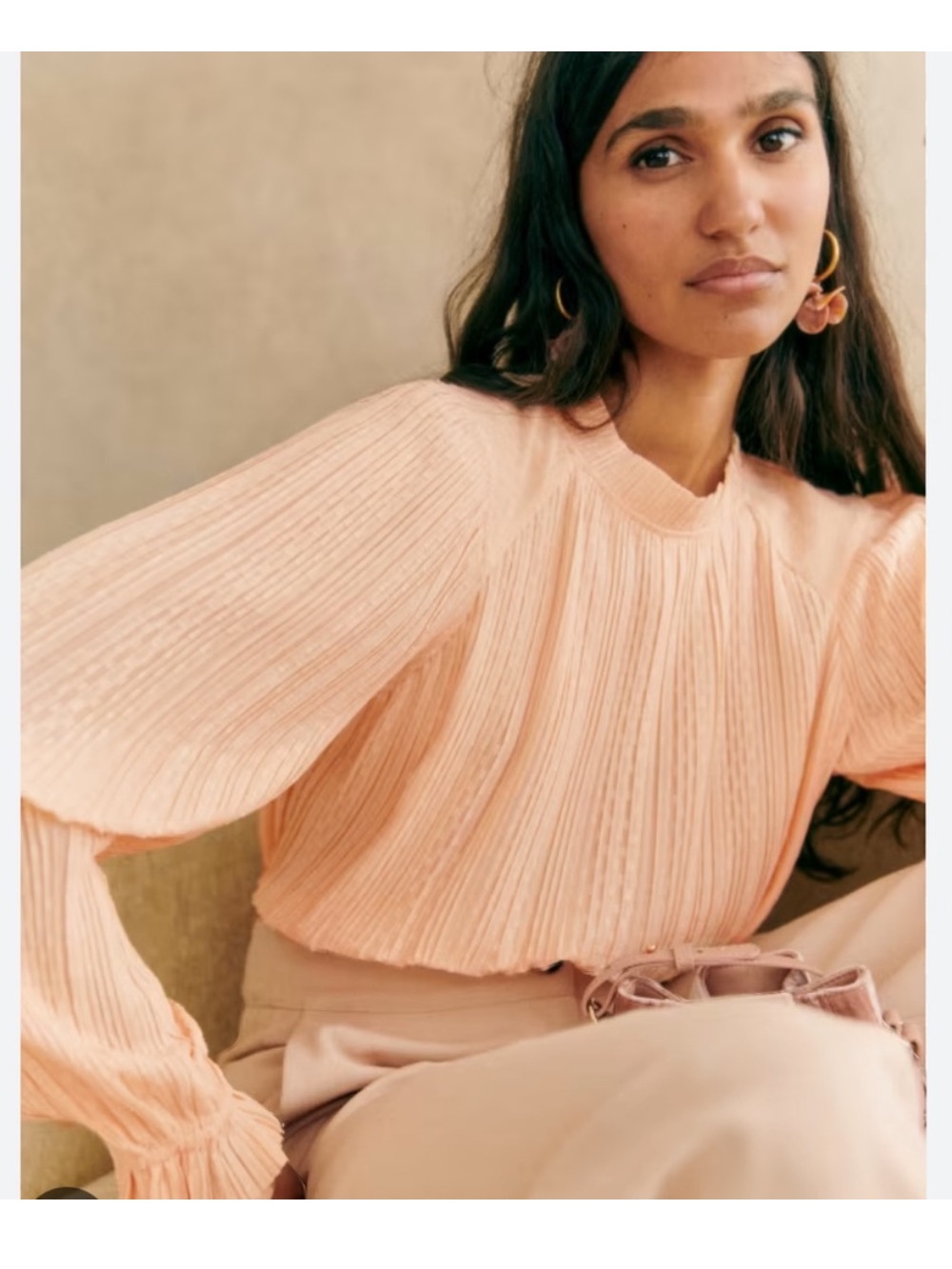 NWT Sezane Sibie Blouse